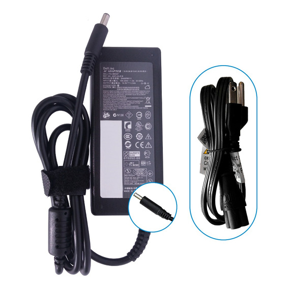 Cargador Dell Inspiron  19.5v  3.34a  65w Punta Fina 