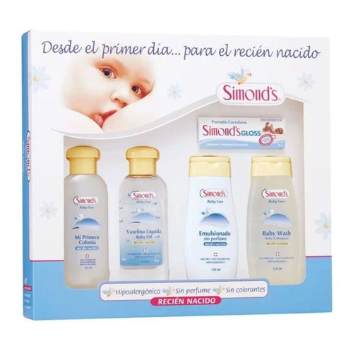 Set de cuidado para bebés Simond's Recién Nacido varios - x 5