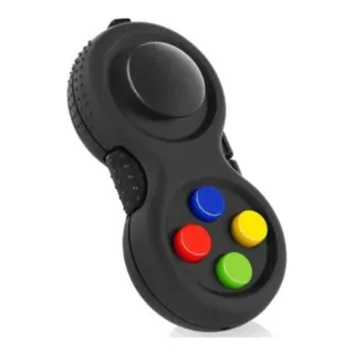 Fidget Joystick Pad Toy Controle Ansiedade Descompressão Cor Preto