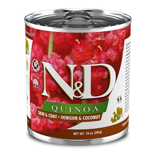 N&d Dog Lata Quinoa Venado Y Coco 285 Gr Pt