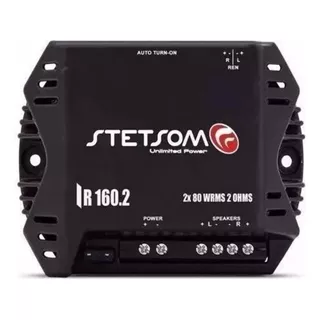 Amplificador Stetsom Ir160.2 Iron 160w Rms 2 Canais