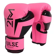 Guantes Boxeo Rosa 10 Y 12 Oz Velcro Importado Profesional