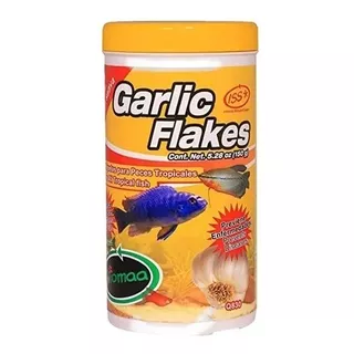 Garlic Flakes 150 Grs. Alimento Biomaa Apetito Ajo Peces