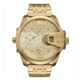 Exclusivo Reloj Dorado Grande Diesel Hombre 54 Mm Dz7447