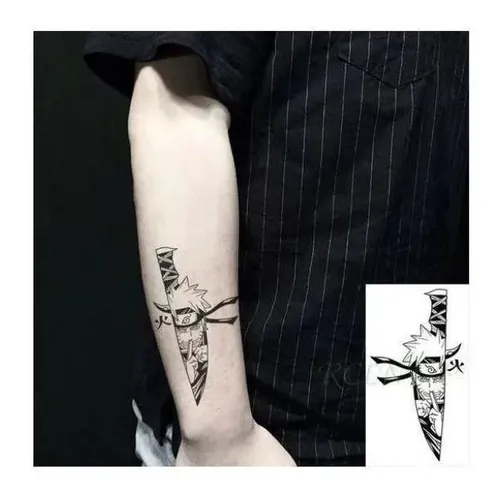 Tatuagem Temporária Anime Naruto Personagens Desenho