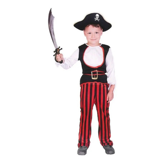 Disfraz Pirata Premium Día Del Niño Cotillón Activarte