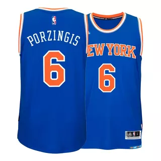 Camiseta Basquet New York Knicks #6 Porzingis