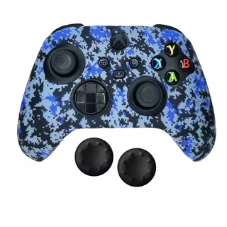 Xbox Series S X Funda Silicon Control Camuflaje + 2 Grip One