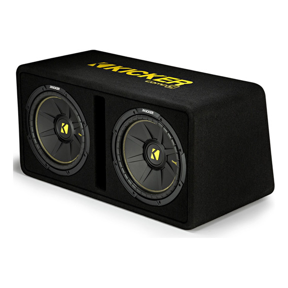 Caja Doble Subwoofer Kicker 12 Pulgadas Comp C 600w Rms