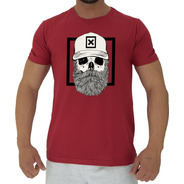 Camiseta Estampadas Masculinas T-shirt Moda Caveira Academia