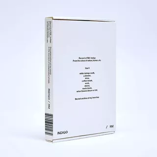 Rm Indigo (book Edition) Bts Namjoon Cd Album Original