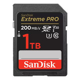 Sandisk Tarjeta De Memoria Sd 1tb Para Cámara 200mb/s U3 4k