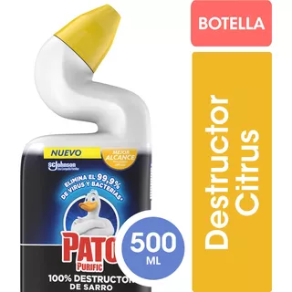 Pato Purific Limpiador Inodoro Destructor Sarro Citrus 500ml