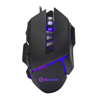 Mouse Greatek Gamer Zeus, Com Led Rgb Ajustavel, 7 Botoes, 3200dpi