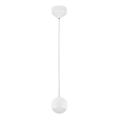 Lampara Colgante Dru Led Deco Moderno Blanco  Blanco