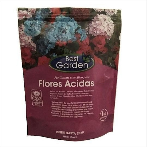 Best Garden Fertilizante Específico Flores Acidas 1 Kg