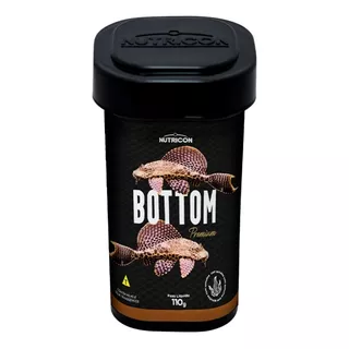 Ração Bottom Fish Nutricon Premium 110g Aquário Peixes Fundo