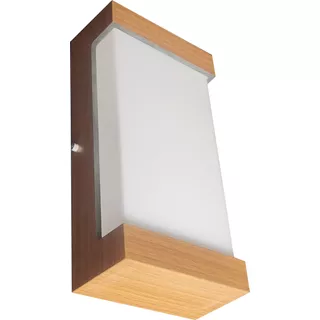 Arandela Luminária Madeira Acrílico 30cm Mod Franja