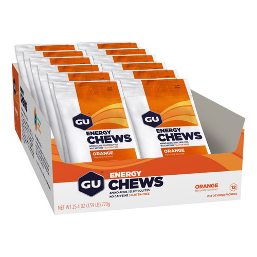 Gomita Running Gu Energy Caja Energy Chews Orange Caja 12 Pz Color Chews-Orange