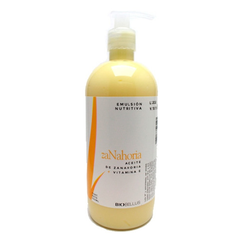  Emulsion Nutritiva Con Aceite De Zanahoria - Biobellus 500ml Tipo de envase Dosificador