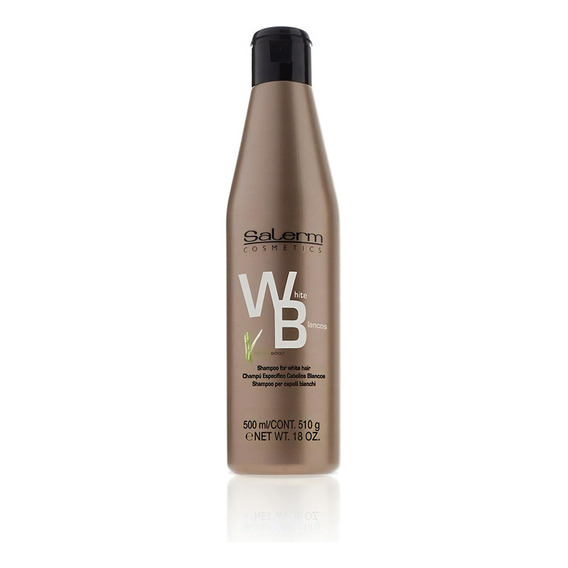 Shampoo Matizador White Blancos Línea Oro  250 Ml Salerm®