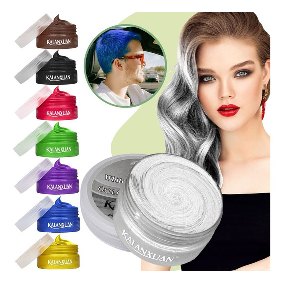 Cera Peinar Cabello Calidad Hair Wax Colores Varios Ash Full