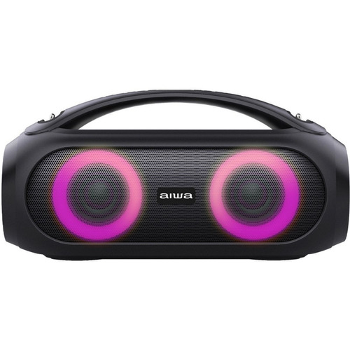 Parlante Aiwa  Bluetooth AWS500BT TWS 40W RMS Boombox Color Negro