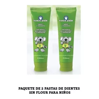 2 Pastas Dientes Para Niños Koala Pals Melaleuca Sin Flour