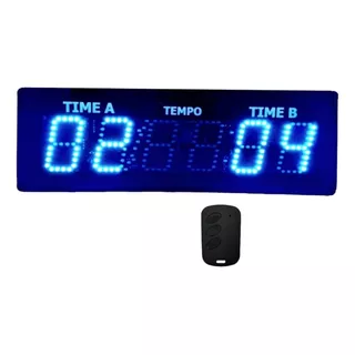 Placar Eletrônico Esportivo Multeletronic 38x12 Com Controle