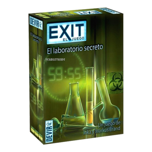 Exit El Laboratorio Secreto - En Español Juego De Mesa