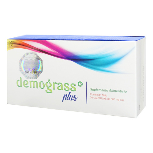 4 Cajas De Demograss Plus En Blíster De 30 Cápsulas C/u 45 G - Sin Sabor