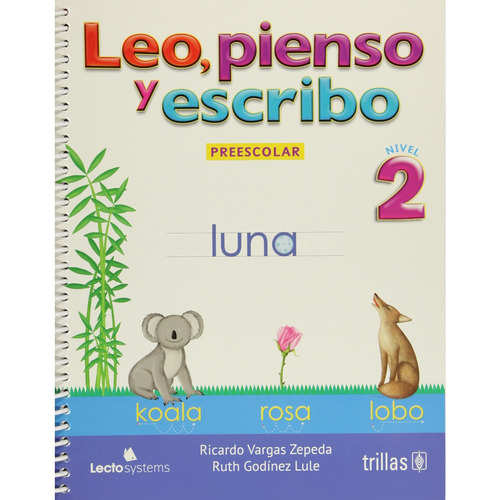 Leo Pienso Y Escribo Preescolar 2 Trillas