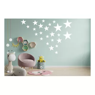 Estrellas Para Pared Habitación Infantil Adhesivas Sticker 