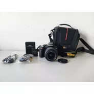 Cámara Nikon D5100 + Lente 18-55mm, Cargador Y Bolso