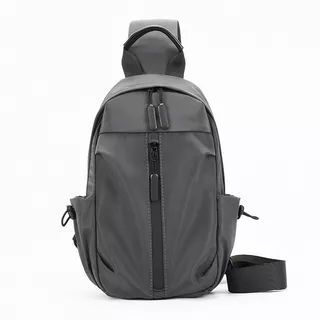 Mochila Cruzada Mariconera Pechera Bandolera Para Hombre Usb