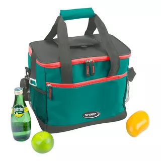 Conservadora Bolso Spinit Tecno Cooler 15 L Camping Playa Color Verde