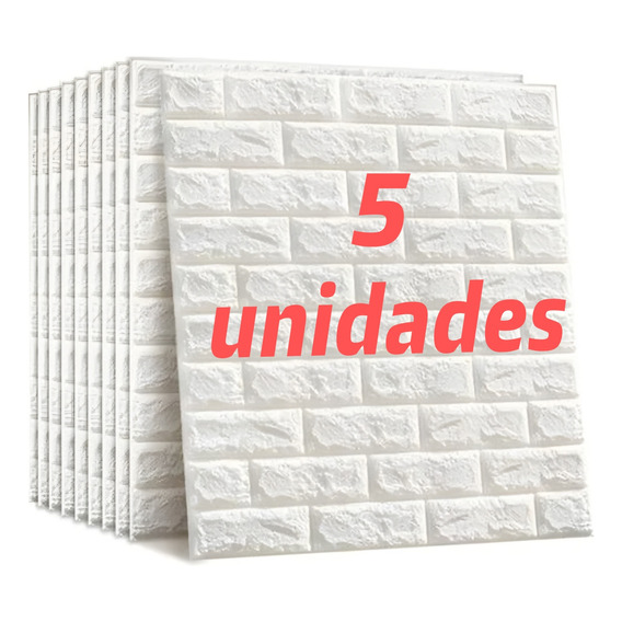 Papel Tapiz 3d Autoadhesivo Pared Sala Cocina Hogar 5 Pcs