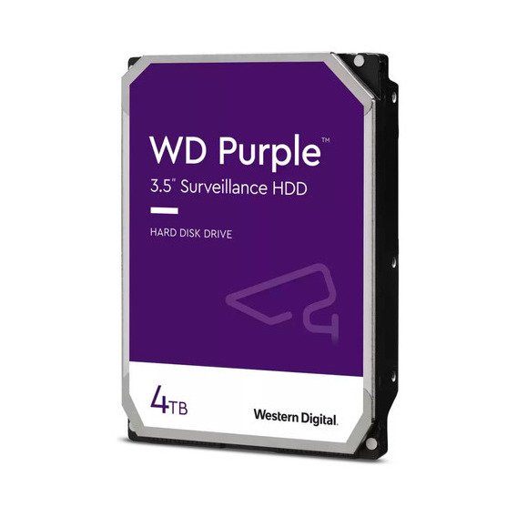 Disco Duro Wd 4tb 3.5 Sata Purple Wd43purz Color Púrpura