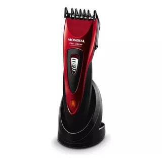 Cortador De Cabelos Flex Clipper Cr04 Mondial Bivolt Cor Vermelho E Preto 110v/220v