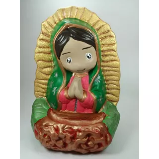 Recuerdo De Bautizo Alcancia Virgen Guadalupe Infantil