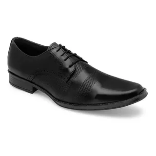Zapato De Vestir Para Caballero Color Negro Duque Giovanni