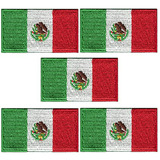 Pack De 5 Parches De La Bandera De México - Ideal Para Gorra