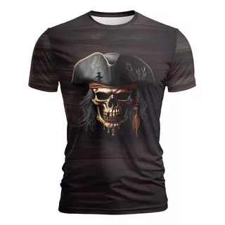 Remera Calavera Pirata Mod 11 Irarte 