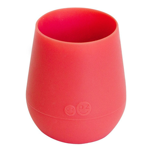 Vaso Entrenador Para Bebé De Silicona Ezpz Tiny Cup 6m+ Color Coral