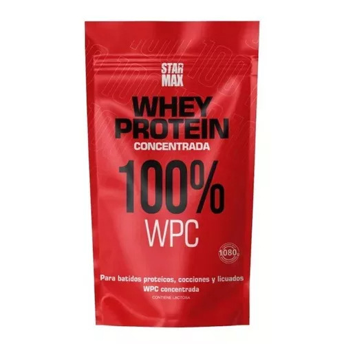 Proteína Star Max Pro Edition 100% Wpc 1 Kg Sabor Frutilla