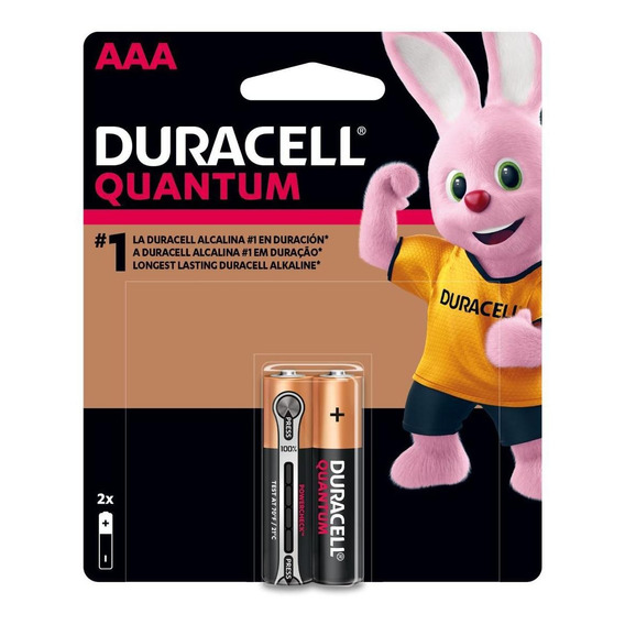 Pila Alcalina Duracell Quantum Blíster Aaax2