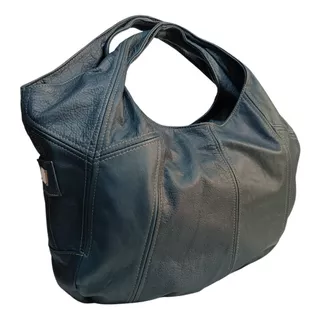 Bolso Grande Jf76b Piel Ternera Americana Suave Negro 