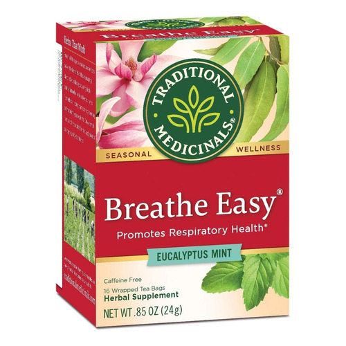 Té Orgánico Respira Fácil Breathe Easy 24g 16 Bolsas Se
