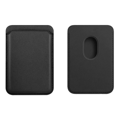 Tarjetero Cellbox Magnético de Cuero Para iPhone 12 / 13 / 14 / 15 - Compatible con Magsafe - Color Negro