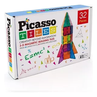 Pt32 4 Estilos,set De Cohetes Juguetes Magneticos Picasso